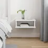 vidaXL Stolik nocny biały 40 x 31 x 15 cm materiał Podgląd zdjęcia produktu 4