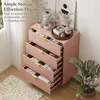 Commode, buffet, 4 tiroirs, 34x60x91 cm, bois rose avec Voir les images du produit 3