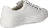 A side view of a white leather sneaker. Produktbild-Vorschau