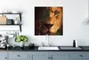 MuchoWow® Poster Pflanzen - Dschungel - Löwe 75x75 cm - Produktbild-Vorschau 3