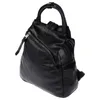 Großer Damen Rucksack Tasche Citybag Leder Optik Bodybag Produktbild-Vorschau 7