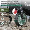 Sekey Klappbar Bollerwagen mit Faltbarer Heckklappe, 160L & Produktbild-Vorschau 5