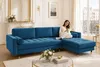 riess-ambiente Elegantní rohová pohovka COZY VELVET 260cm Náhled obrázku produktu 4