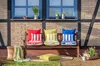 H.O.C.K. Classic Streifen Outdoor Kissen 50x50cm hellgrau Produktbild-Vorschau 4