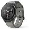 A smartwatch is shown from a diagonal angle against a white background.