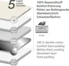 WENKO Bügel Decke 130x65 cm bügeln 5-lagig Bezug Tisch Produktbild-Vorschau 4