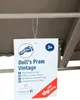 Puppenwagen Vintage grau Produktbild-Vorschau 3