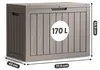 Gartenbox wasserfest 170L Aufbewahrungsbox Garten Balkon Produktbild-Vorschau 3