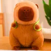 Capybara Plüschtier Kuscheltier mit Rucksack Schildkröte 23 Produktbild-Vorschau 2