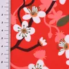 Faschingsstoff Meterware Polyester Kirschblütenranken rot Produktbild-Vorschau 3