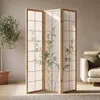Homestyle4u Paravent Raumteiler 3 teilig Holz Natur Produktbild-Vorschau 13