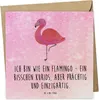 Mr. & Mrs. Panda Grußkarte Flamingo Classic - Aquarell Pink Produktbild-Vorschau 1