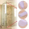 A shower enclosure with close-up images of shower door seals. Náhľad obrázku produktu