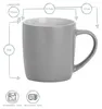 Argon Ta Kaffeetassen in matten Farben – 350 ml – Grau – Produktbild-Vorschau 3