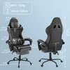 TWOLIIN Ergonomischer Gaming Stuhl mit Massage & Fußstütze, Produktbild-Vorschau 6