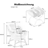 Fauteuil en flanelle, fauteuil à oreilles avec 1 Voir les images du produit 7
