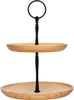 QUVIO Etagere - Serviertablett - Serviertabletts - Hoher Produktbild-Vorschau 1