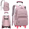 Schulrucksack mit Rollen Mädchen - Schultrolley Wasserdicht Produktbild-Vorschau 1