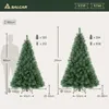 Salcar 210 cm Künstlicher Weihnachtsbaum Tannenbaum Produktbild-Vorschau 7