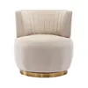 LVHOM Fauteuil pivotant avec socle métallique, Fauteuil de Voir les images du produit 2