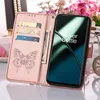 Lederhülle für OnePlus 11 Schmetterling Prägung Flip Produktbild-Vorschau 4