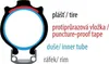 Inserts Force anti-shock - 35mm-2x2370mm , bleu 73466 Voir les images du produit 5