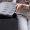 Aufbewahrungsbox 3in1 Schwarz Beistelltisch Hocker Produktbild-Vorschau 15