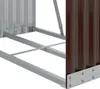 vidaXL Přístřešek na palivové dřevo hnědý 80x45x120 cm Náhled obrázku produktu 6