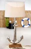 Gilde Tischleuchte, Anker, "Anker", Aluminium, Mangoholz, Produktbild-Vorschau 3