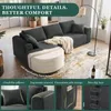Sofa Ecksofa mit Schlaffunktion, Corduroy Modulares Produktbild-Vorschau 7