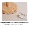 Nachttischlampen, 3 Lichtmodi Schreibtischlampe, Produktbild-Vorschau 8
