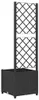 vidaXL Garten-Pflanzgefäß mit Spalier Schwarz 40 x 40 x 136 Produktbild-Vorschau 6