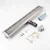 Duschrinne Linien 700x70mm Ablaufrinne Duschrost mit Produktbild-Vorschau 2