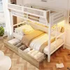 Letto a castello Flieks 90x200 cm con LED, letto in metallo Anteprima dell’immagine prodotto 2