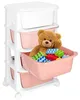 Springos® Scaffale su ruote in plastica con 4 cassetti su Anteprima dell’immagine prodotto 12