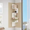 Skye Decor, Wl9-W, nástěnná police, bílá, 100% MELAMINOVANÁ Náhled obrázku produktu 1