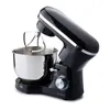 A black stand mixer with a silver bowl and attachments, shown against a white background. Produktbild-Vorschau