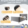 MODFU Čalouněná postel Jednolůžko s hlavovou opěrkou, Náhled obrázku produktu 8