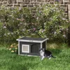 PawHut: casetta per gatti da esterno in legno, con Anteprima dell’immagine prodotto 2