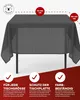 Gartentischdecke Schaum PVC Weichschaum 140 x 180 oval cm - Produktbild-Vorschau 3