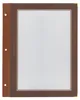 Securit® insteekhoezen voor Wood menukaart A4 in bruin Productafbeelding-voorbeeld 1
