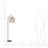 BELIANI Lampa podłogowa beżowa naturalna rattanowy klosz Podgląd zdjęcia produktu 9