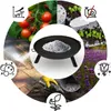 A collage of images showing a fire pit and its uses in gardening, including plant growth, pest control, and soil amendment. Náhľad obrázku produktu