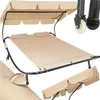 TecTake 404865, Beige, Schwarz Produktbild-Vorschau 1
