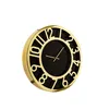 Almina Wanduhr mit Ziffern in Schwarz/Gold ?40 cm Produktbild-Vorschau 1
