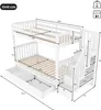Flieks Etagenbett 90x200cm mit Stauraumtreppe, Hochbett mit Produktbild-Vorschau 7
