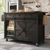 MODFU  Sideboard Kommode mit Schubladen,Hochschrank mit Produktbild-Vorschau 2