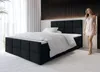 AX LIVING Lit Boxspring Noir Aleyna Lit 180 x 200 avec Voir les images du produit 1