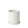 Blomus Kräutertopf L Nona White, Blumentopf, Porzellan, Anteprima dell’immagine prodotto 1