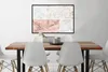 MuchoWow® Gerahmtes Poster Marmor - Rosa - Luxus 90x60 cm - Produktbild-Vorschau 2